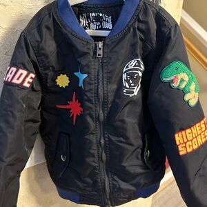 Billionaire Boys Club Bomber Jacket with Colorful Patches
